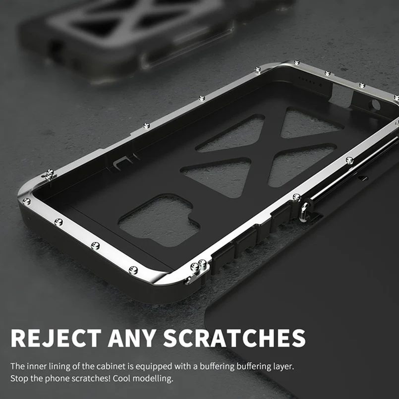 Чехол для телефона samsung Galaxy S9 Armor из нержавеющей стали сверхмощная Защитная обшивка складной чехол-подставка для samsung S9 Plus