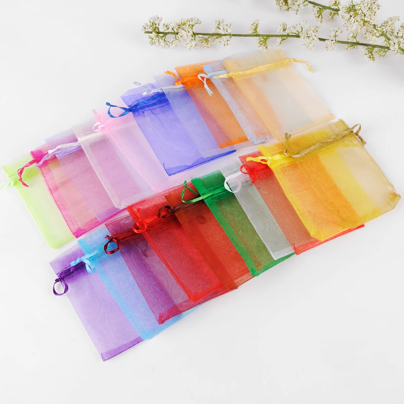 Пользовательские bolsas de regalo 50 шт 11x16 см Смешанные цвета Рождественская вечеринка