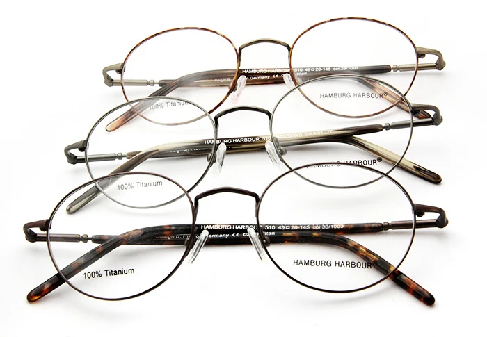 ESNBIE очки и аксессуары классический дизайн титановая винтажная круглая