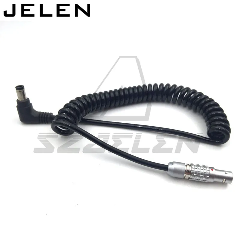 Разъем 0b 2pin 12V питание под прямым углом DC 5 5x2 мм кабель для DSLR Rig power V Mount Anton питания