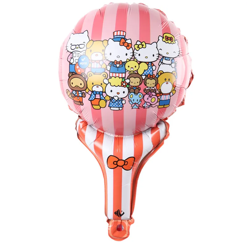 Bingtian рисунок Hello Kitty Ручной Придерживайтесь шары День рождения украшение шар
