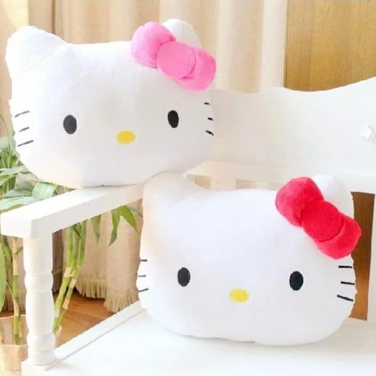 1 шт. милая кукла кошки розовая подушка для котенка Hello kitty мягкий котенок KT плюшевые игрушки кошачий лежак