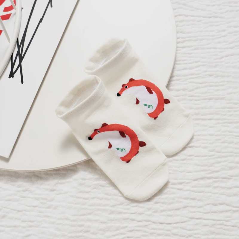 Унисекс трикотажные мужские носки с динозавром модные хлопковые невидимые