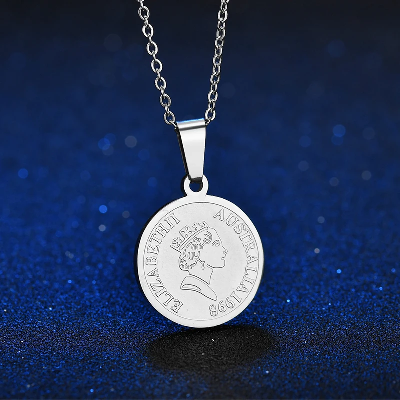 Женское ожерелье с подвеской в виде Золотой головы|Цепочки| |