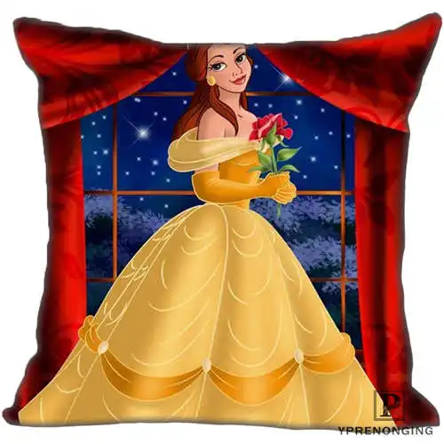 Pillowcase Best Custom beauty-and-the-Beast(1) Наволочка на подушку, спальня домашний квадратный наволочка на молнии(одна сторона)#190404-01-70 - Цвет: Pillowcase