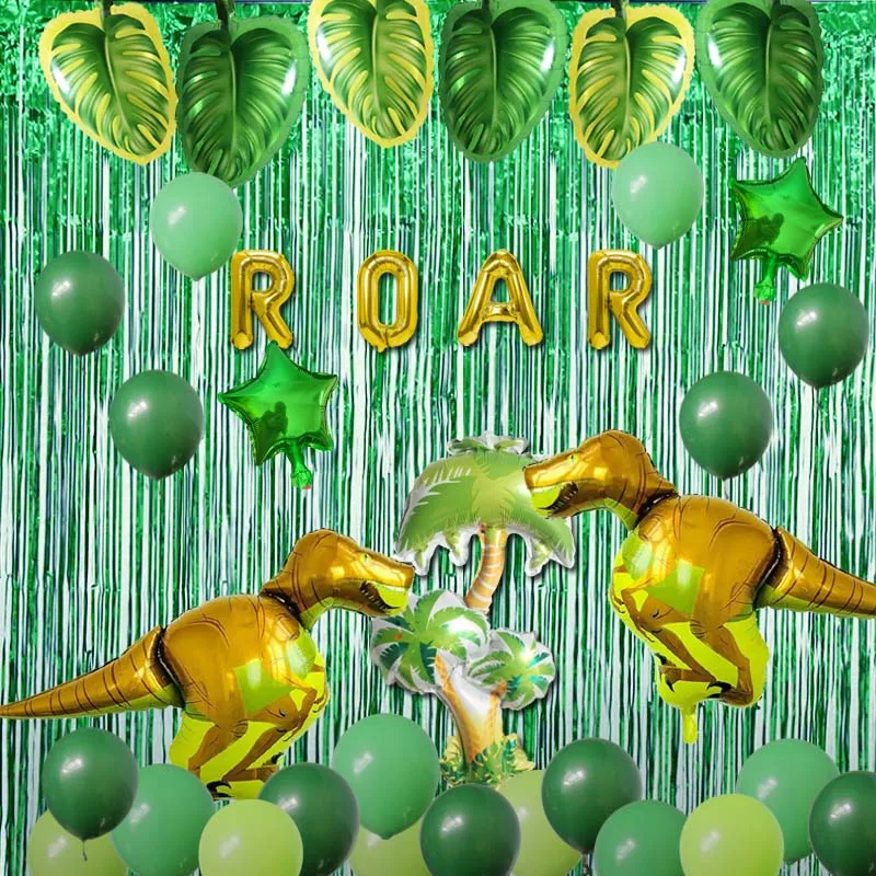 38 шт. динозавров тематическая вечеринка на день рождения Декор воздушные шары