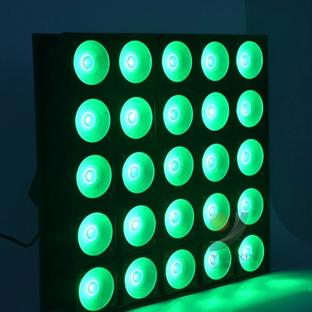 25x30 Вт светодиодная Матрица Блиндер Пиксельная панель 30 COB RGB 3в1 LED DJ фоновый