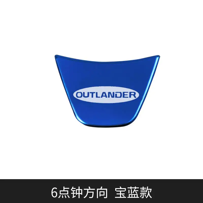 Нержавеющая сталь Руль Блестки Декоративная рамка патч для Mitsubishi Outlander автостайлинг - Цвет: Лаванда