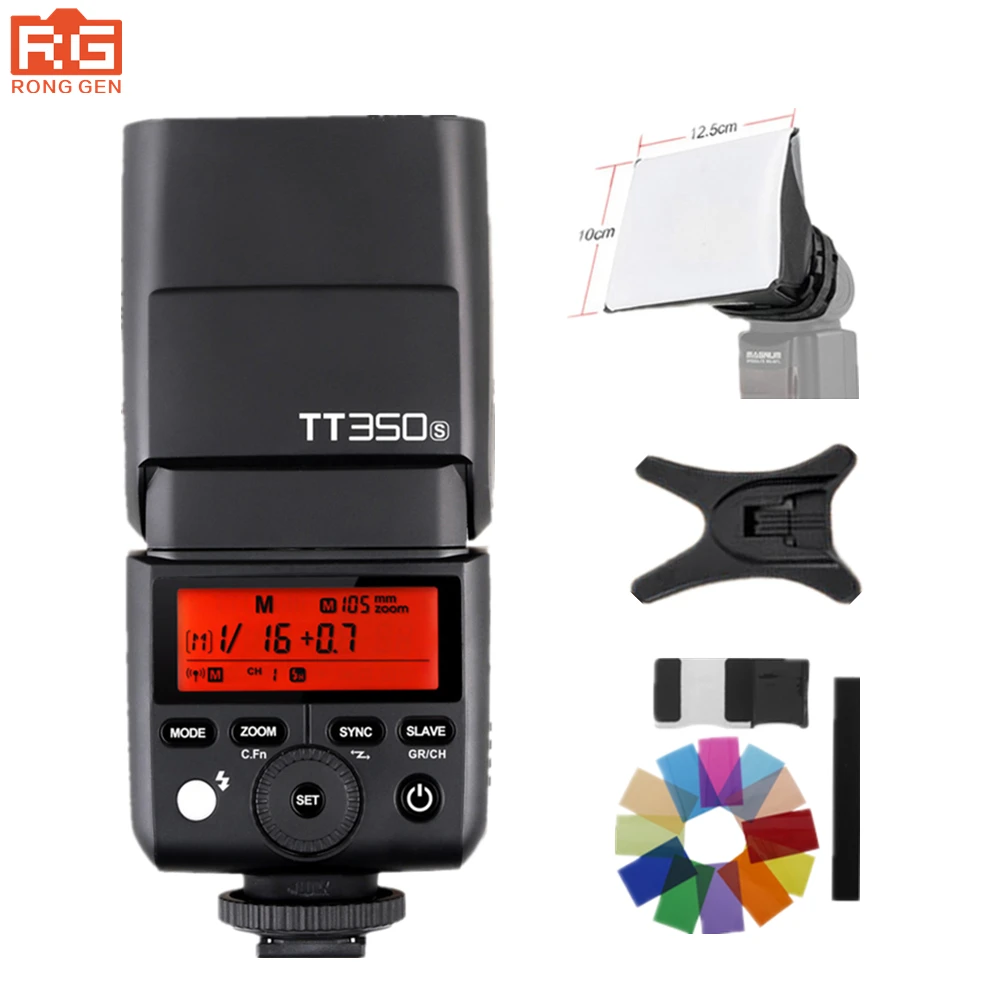 GODOX Mini TT350S TTL HSS 2 4 GHz вспышка камеры TT350 + X1TS триггер для Sony a6000 a6500 беззеркальная dslr