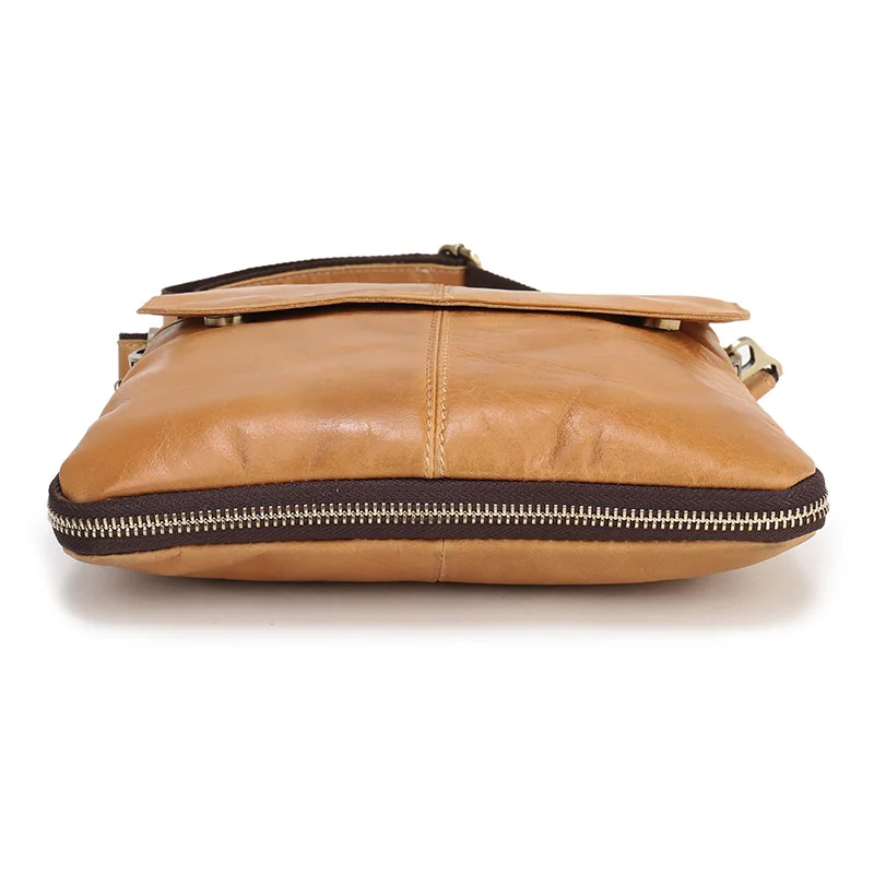 Мужская сумка мессенджер AETOO из натуральной кожи с первым слоем Оригинальная