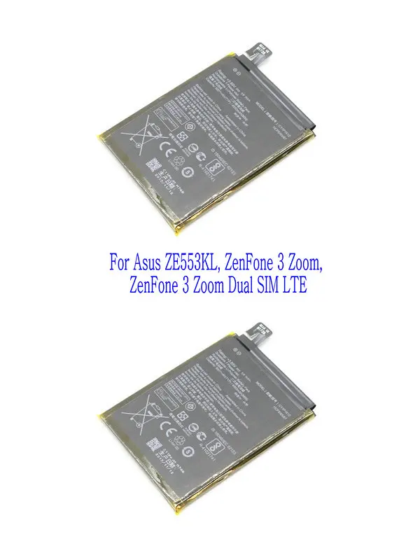 Ciszean 2x5000 мАч C11P1612 Сменный аккумулятор для Asus ZenFone3 Zoom ZenFone 3 S ZE553KL Z01HDA Dual SIM