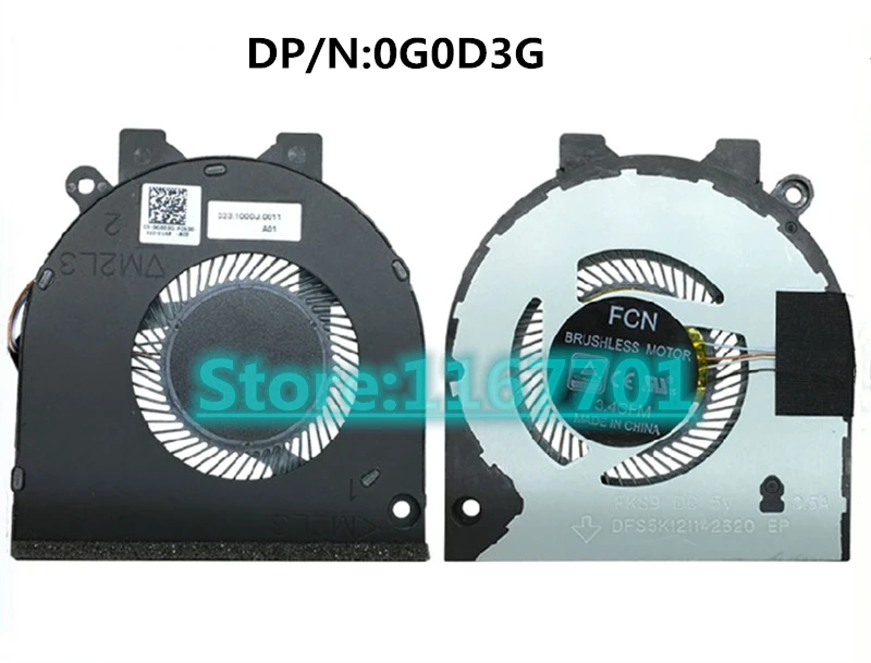 

Dell inspiron 14 5480 5488 15 5580 Vostro 15 5588 V5581 0G0D3G DFS5K121142620 FKS9