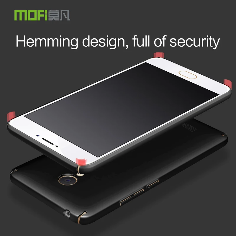 Чехол для Meizu meilan 5S бренд Mofi роскошный 360 чехол с полным корпусом жесткий матовый PC
