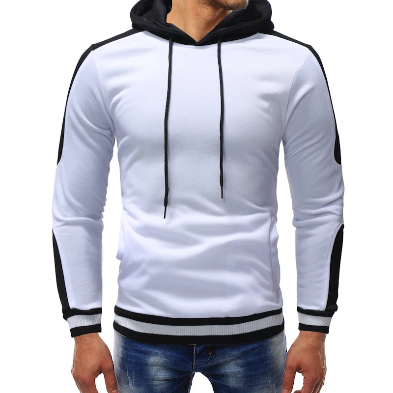MIXCUBIC 2018 осенний стиль колледжа смешанные цвета накидка с капюшоном weatshirts мужские