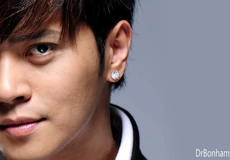 Женские серьги-гвоздики с фианитом 2 карата/4 карата | Украшения и аксессуары