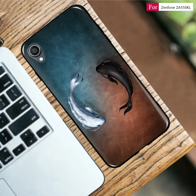 Чехол для ASUS Zenfone Live L1 ZA550KL мягкий чехол из ТПУ с цветочным рисунком Asus Защитные