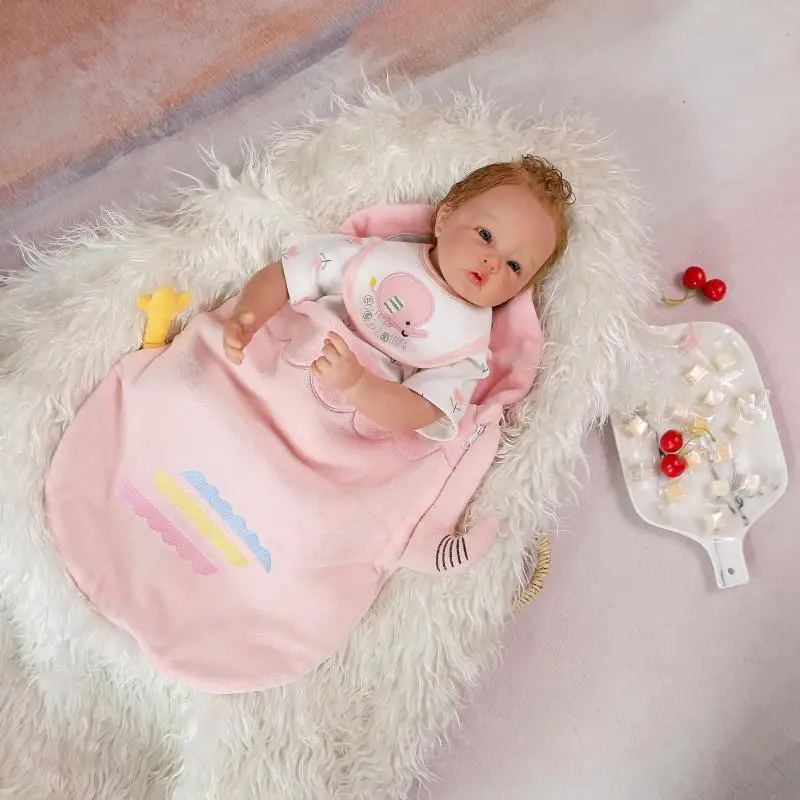 20-дюймовые силиконовые куклы Reborn тихая Спящая кукла реалистичные бутиковые