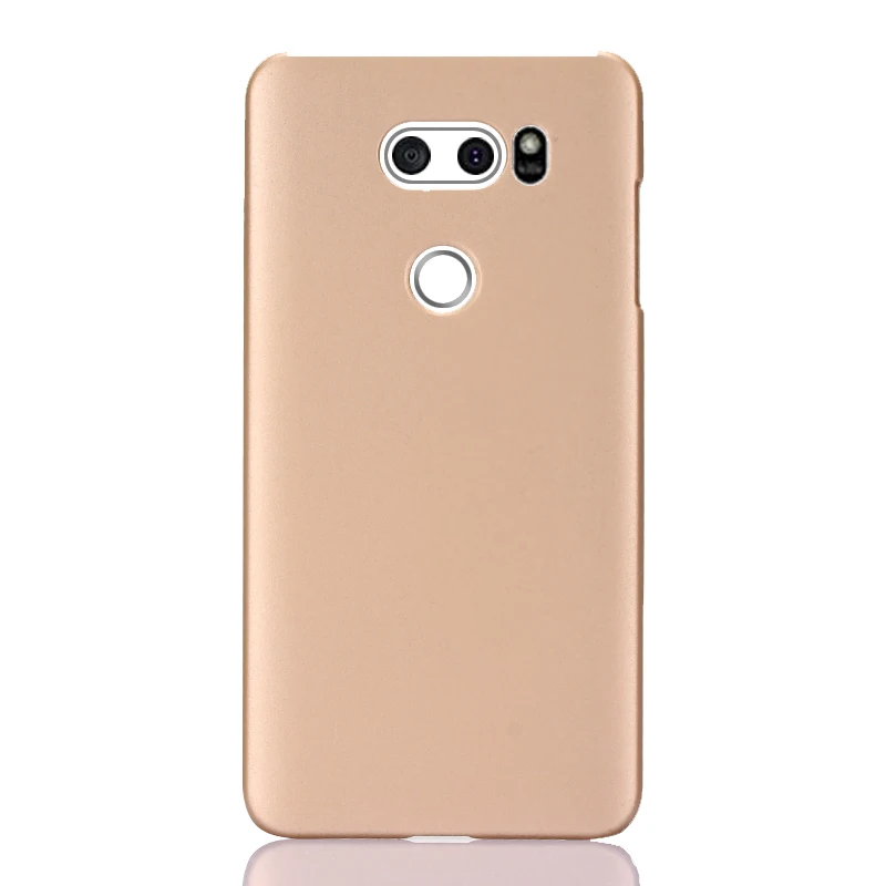 Чехол для телефона чехол LG V30 тонкий 360 матовый жесткий пластик PC карамельный цвет