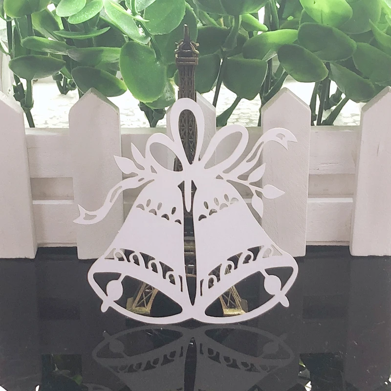 50pcs White Butterfly Heart Laser Cut Table Mark Wine Glass Name Place Cards Baby Shower Wedding Birthday Party DIY Decorations