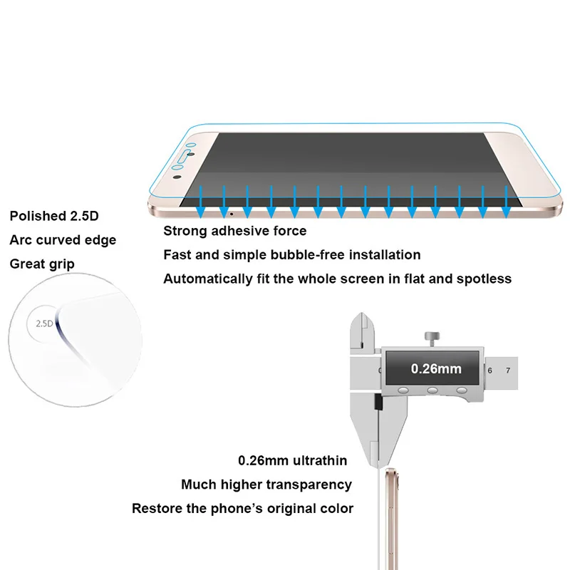 Защитная пленка из закаленного стекла Premium Tempered Glass для LeEco Le 2 X620 Max2 X820 Pro3 S3 Max Letv 1 X600 1s X500 pro X800 on.