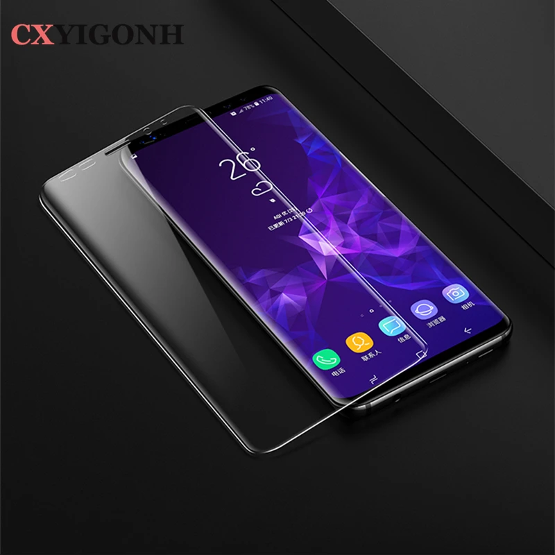 CXYIGONH 6D для Samsung Galaxy S6 Edge S7 защита экрана S8 S9 стекло фильм Note 8 примечание 9