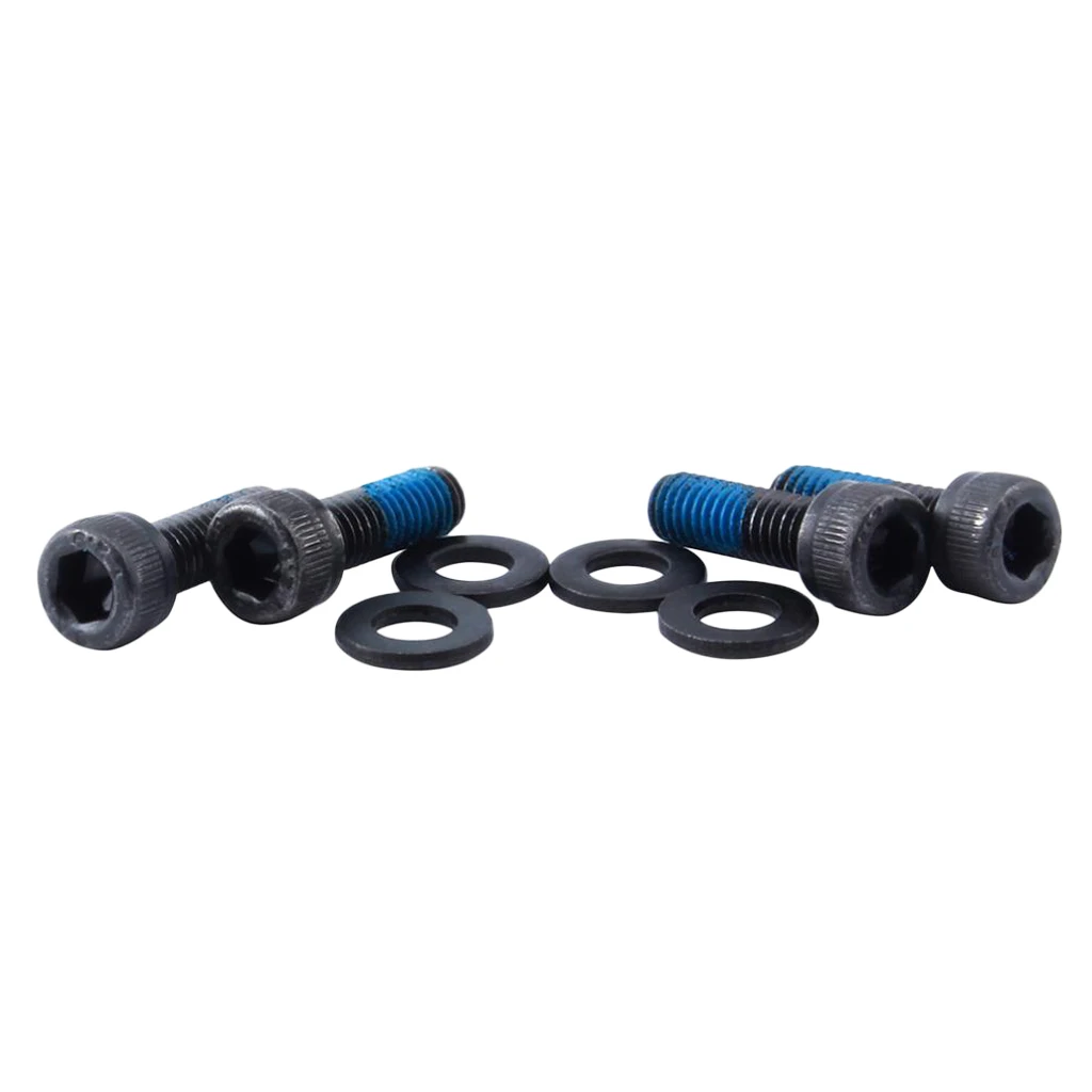 4 шт. стальные винты с шайбами для крепления кронштейна дискового тормоза горного