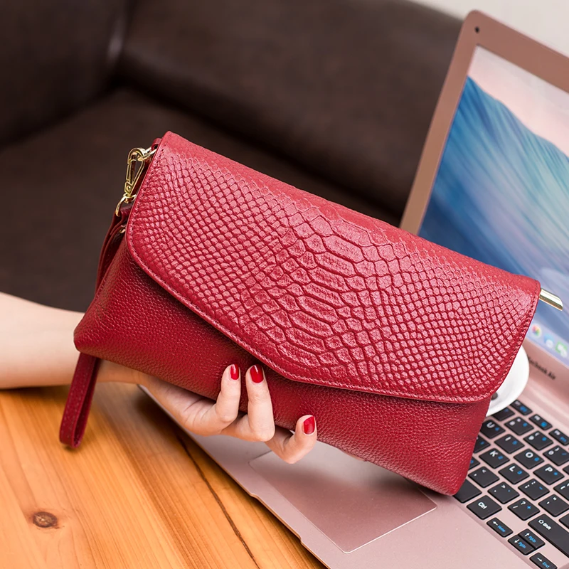 

BAQI Women Shoulder Bag Handbags Genuine Cow Leather 2019 Fashion Lady Crossbody Bags Women Messenger Bag Evening Bag Purse Girl