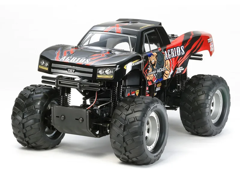 Agrios 4x4 грузовик строительная шкала 1/10 комплект с двойным двигателем 540 RC Tamiya