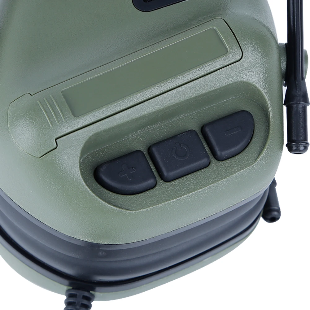 Tactical Headsets Military Standard Shooting Earmuff use with PTT Walkie Talkie Radio Airsoft Tactical Headset