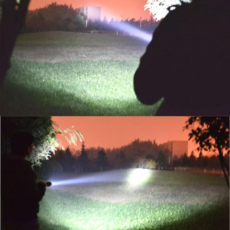 Высококачественный перезаряжаемый светодиодный фонарик XM L T6 для съемки на