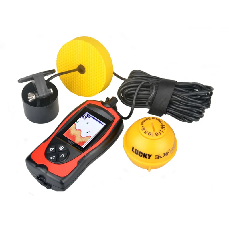 Лаки беспроводной рыболокатор проводной 90 градусов эхолот Свет приманка сенсор