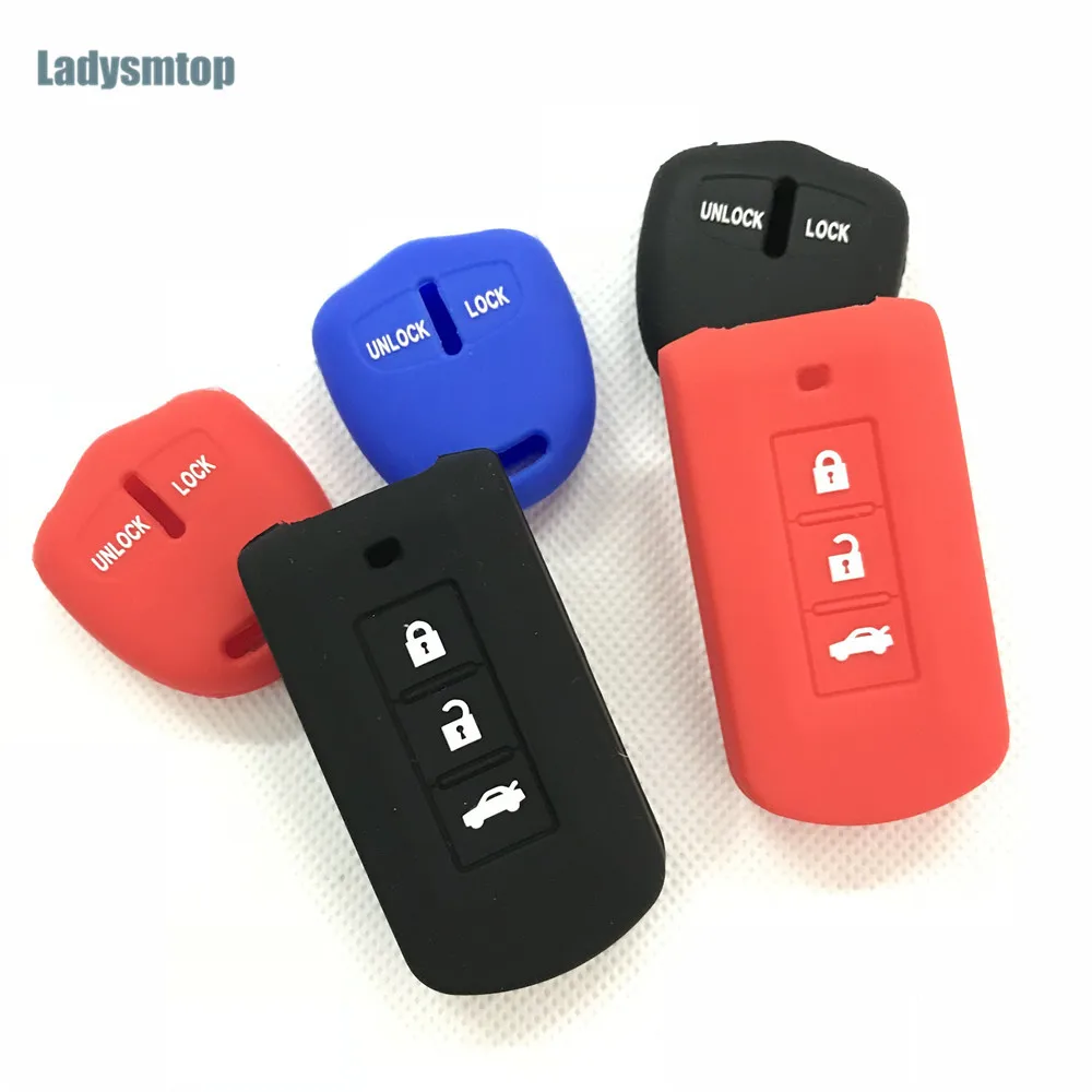 Чехол Ladysmtop для автомобильного ключа Mitsubishi Outlander ASX Lancer Evolution Pajero Eclipse Grandis FORTIS Zinger