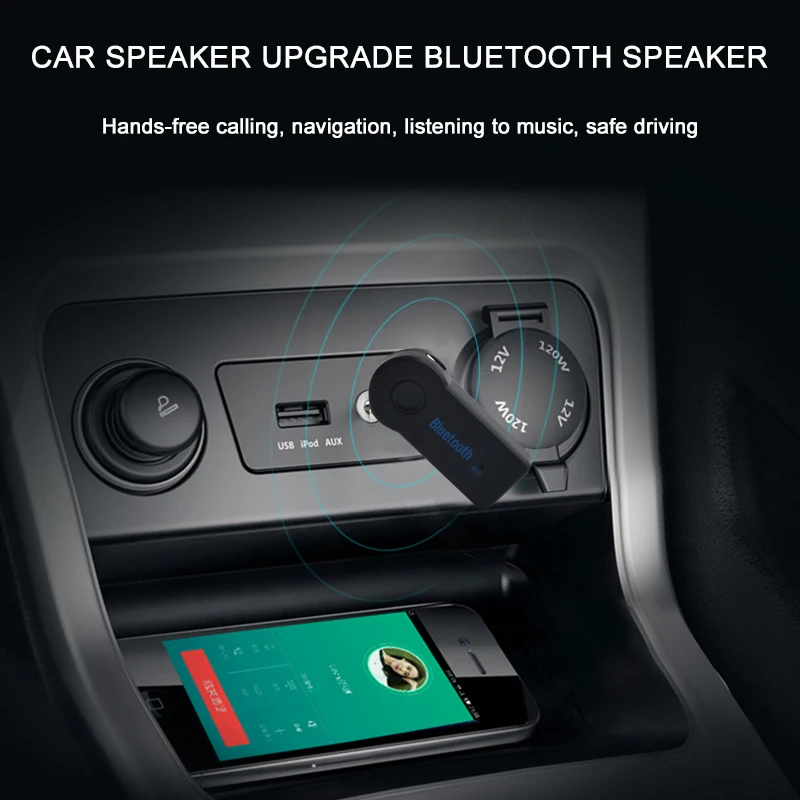 Приемник Bluetooth 3 5 мм AUX аудио Автомобиль Портативный Беспроводной адаптер для