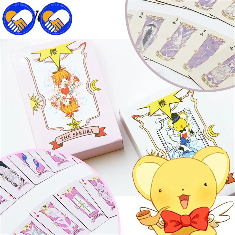 Новый Cardcaptor Sakura 2 упаковки покерных карт Captor покерные карты Mahou Clow аниме косплей