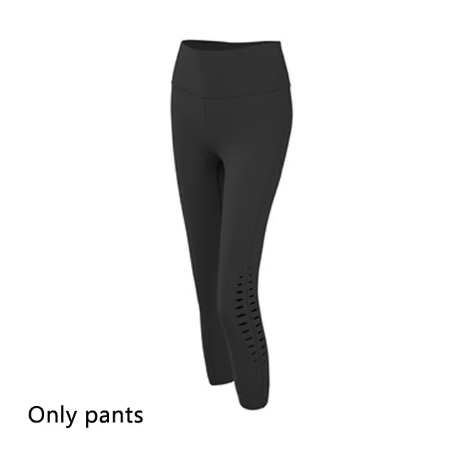 Black Pants Женский комплект для йоги, бесшовный спортивный бюстгальтер для йоги с высокой талией, леггинсы для спортзала, спортивный костюм пуш-ап, костюм для фитнеса для тренировки - Цвет: Black Pants