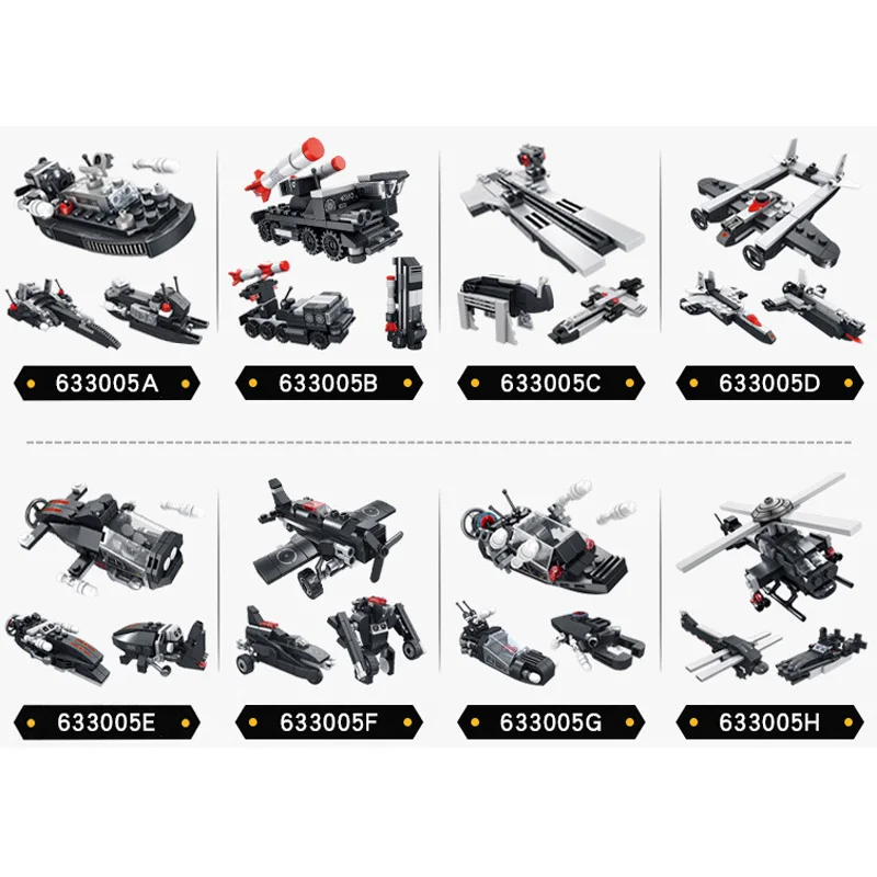 YETAA Apache военный вертолет строительные блоки Legoed игрушки Legoe технический кирпич