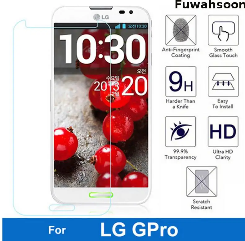 Fuwahsoon Премиум закаленное Стекло Плёнки для LG Optimus gpro1 gpro F240 F240S F240K E985 E988 Экран