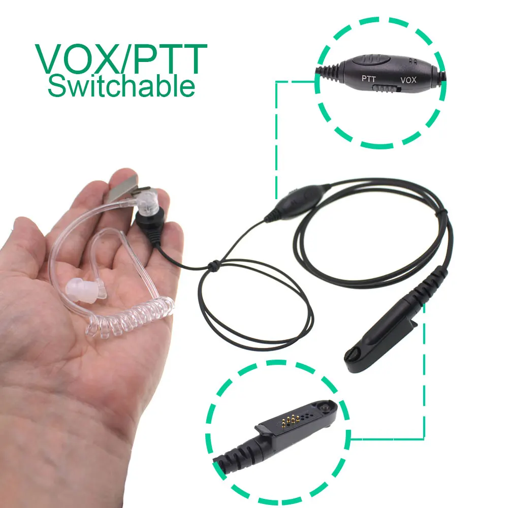 Наушники VOX с воздушной трубкой для WCDMA Android мобильный телефон F22 F25 Walkie Talkie Anysecu G22