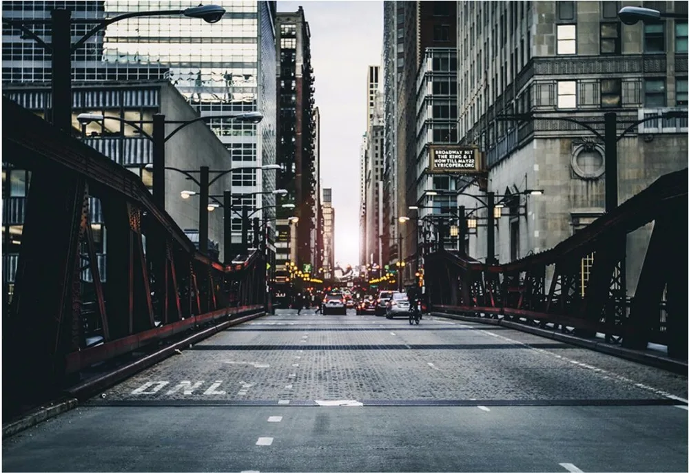 WDBH Пользовательские настенные 3d обои в европейском стиле шумные улицы домашний