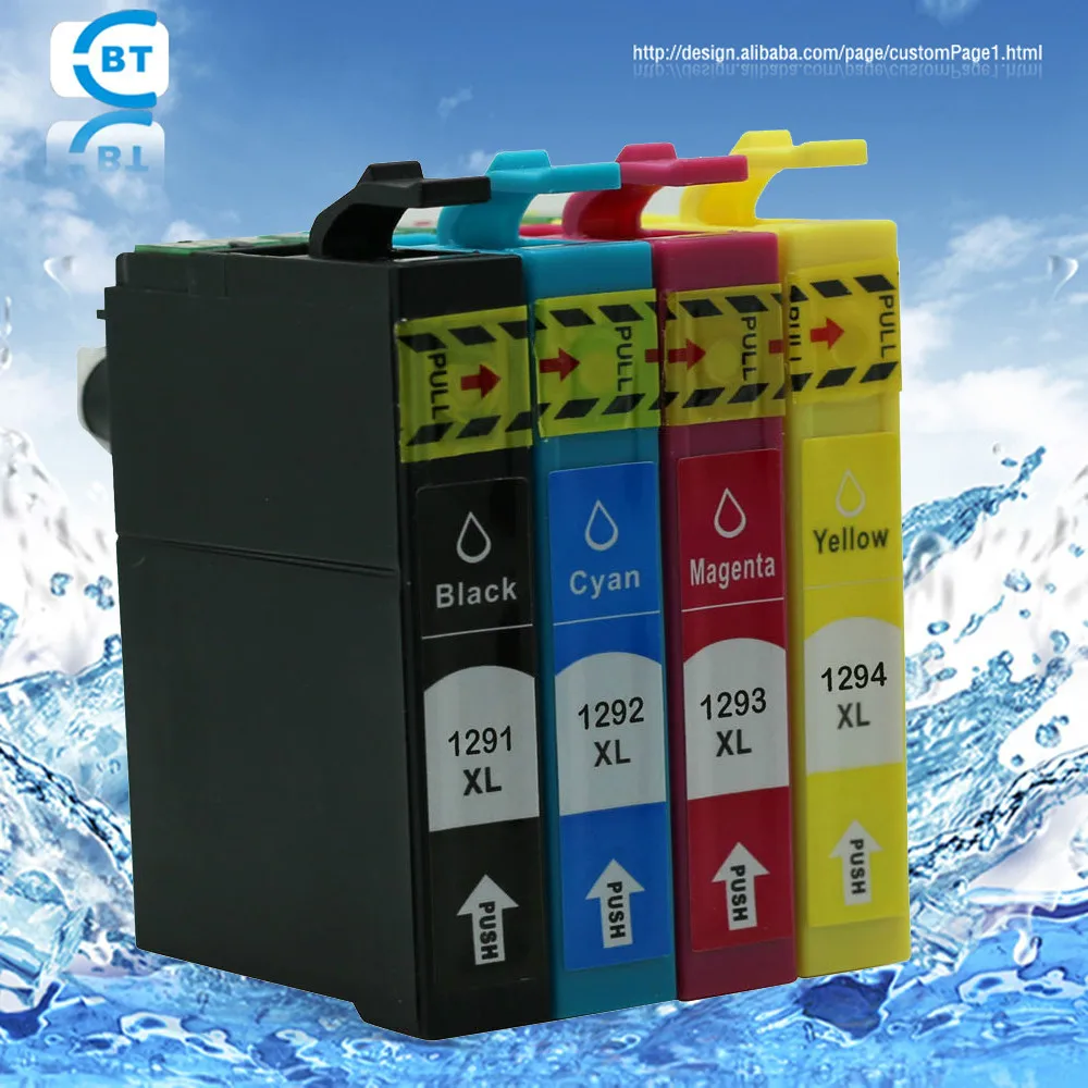 4 шт. совместимый картридж для принтера EPSON T1291 T1295 SX525WD SX620FW|ink cartridge|epson t1291epson ink