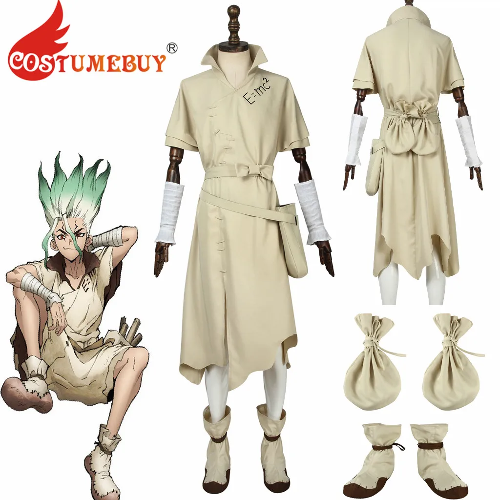 

CostumeBuy аниме Доктор Стоун костюм сенку ишигами Косплей сенку для взрослых Карнавальный костюм L920