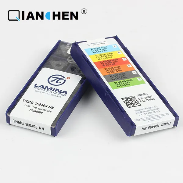 Оригинальные высококачественные Высокопроизводительные LAMINA TNMG 160408 NN LT1000(10 шт./лот) вольфрамовые карбидные режущие инструменты вставки