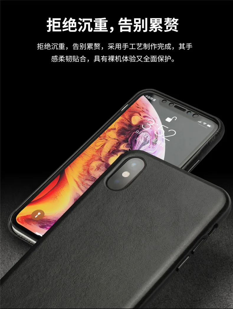 Для iphone X XR XS MAX бренд QIALINO натуральная кожа кенгуру чехол из натуральной кожи винтажный Ретро Бизнес чехол для телефона