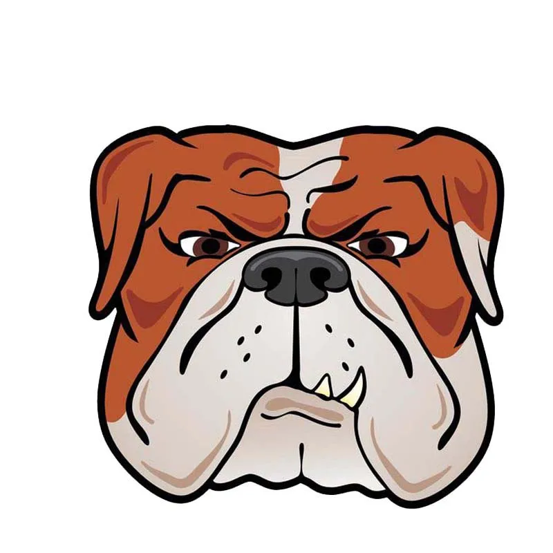 YJZT 15.9CM*14.8CM A Vicious Head Of The Dog PVC High Quality Sticker Car Decal 12-300268 | Автомобили и мотоциклы