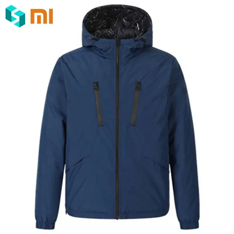 Xiaomi ULEEMARK модная мужская зимняя Осенняя пуховая куртка-s Мужская парка с обеих
