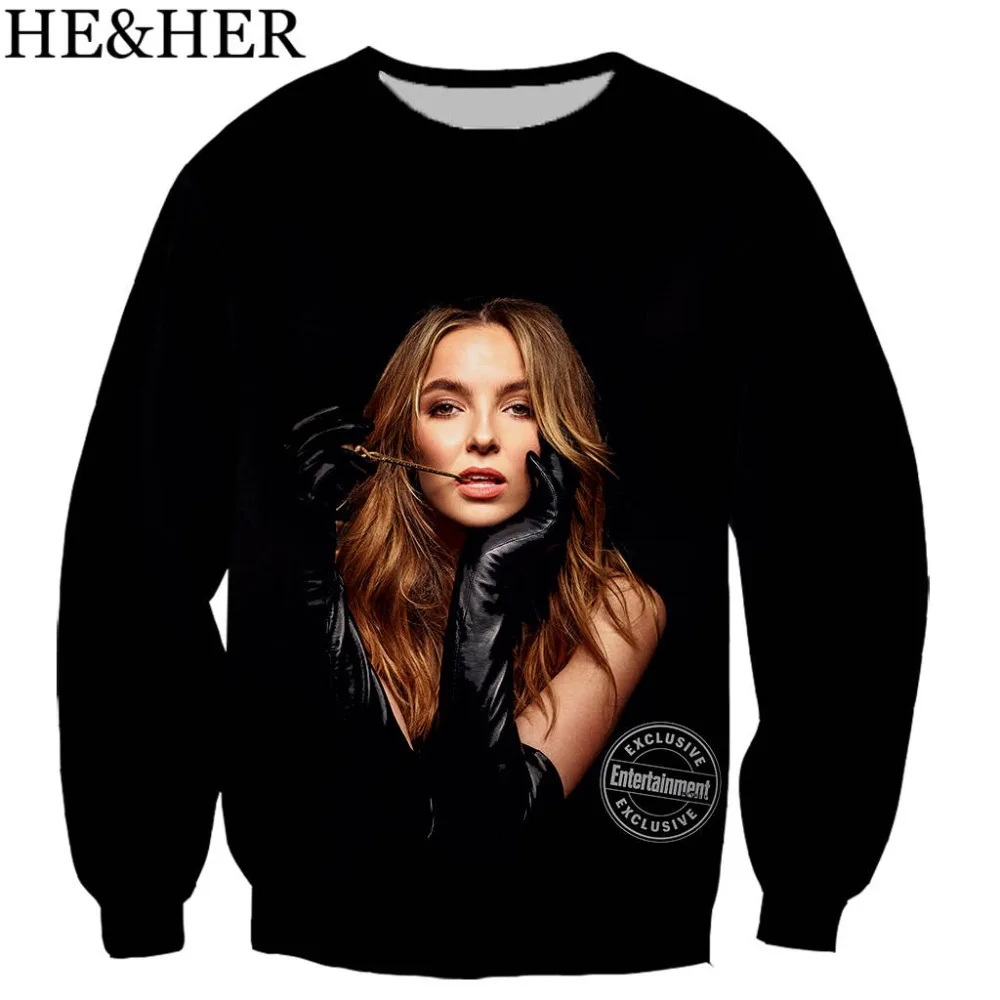 

Killing Eve 3D color printed sweatshirts unisex hip hop style streetwear casual sweatshirt hooded top