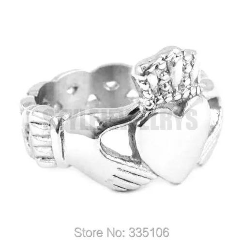 Бесплатная доставка! Ирландские Claddagh Стиль руки держать в виде сердца с