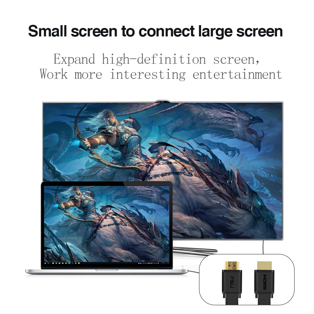 Кабель HDMI плоский кабель высокой четкости 4K Ультра четкая картинка линия данных