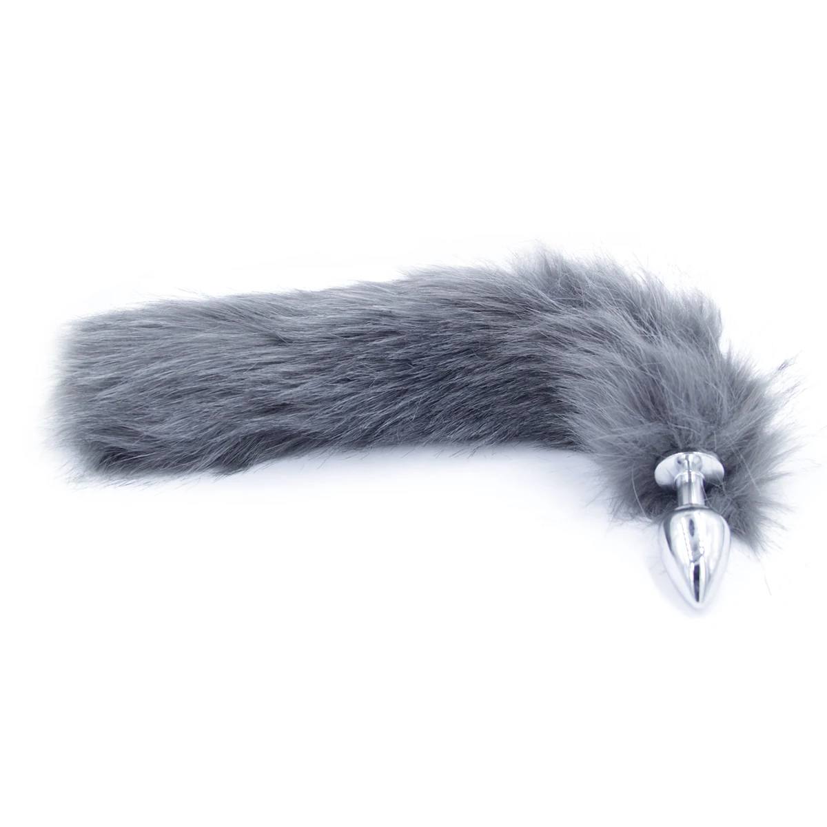 Adult Butt Plug Stainless Steel Faux Fox Tail Sex Toy Anal Insert Stopper Gift | Красота и здоровье