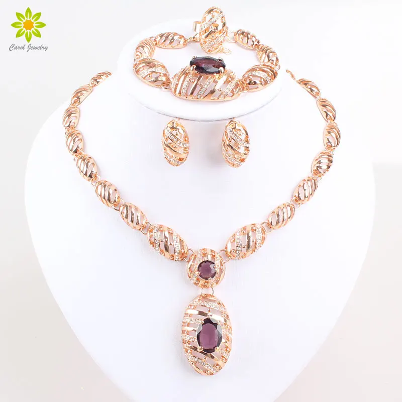 Новый дизайн золотой цвет Африканский костюм модное ожерелье набор винтажный